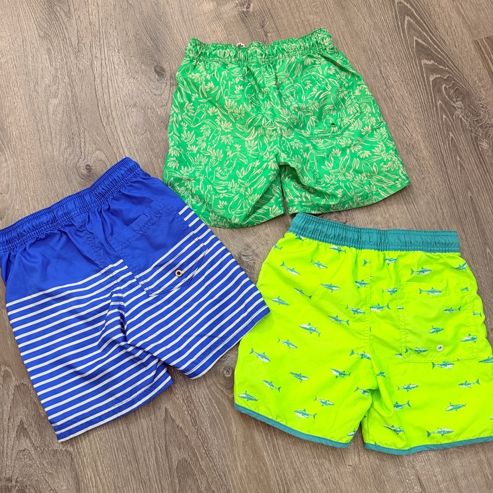 Cat & Jack Boys Swim Shorts - Set of 3 Size 8 - Picture 6 of 9
